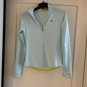 New Balance Heat Grid Half Zip Long Sleeve Running Top